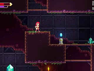 Scarlet Maiden's Hentai Gloryhole Blowjob with Futanari in Caves