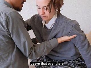 How does stepfather calm his angry stepdaughter so fast?