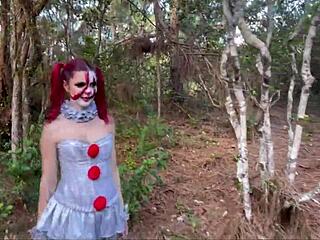 i got fucked in the ass as a clown outdoors