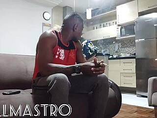 Hired a maid in Sao Paulo, didn't waste time and ATE her pussy deliciously