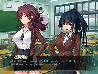 in commander babes ep3, the babe gets her tits fucked in the bathroom.