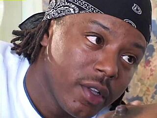 Big black beauty gets her ass fucked hard and gets a facial