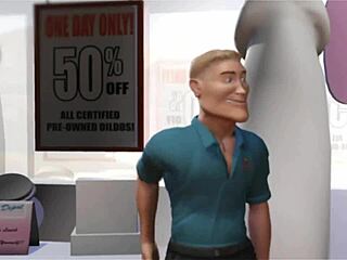 Busty Blonde Bimbo Fucks All Holes! Double Penetration!