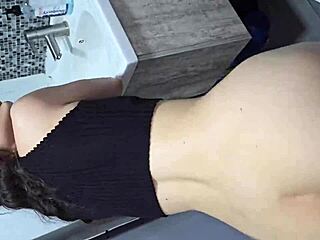 I fucked my best friend unexpectedly. Her natural tits bounced in POV.