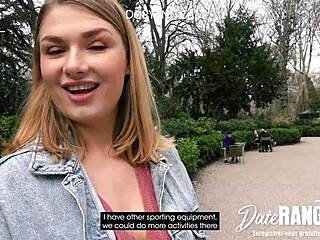 Blonde Hooked on Anal in Park, Then Ass Pounded!