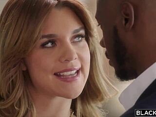 Gabbie Rides Big Black Cock In Intense Cowgirl And Bent Over Positions