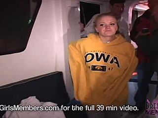 Wild Spring Breakers Strip Nude on Night Cruise Party Boat