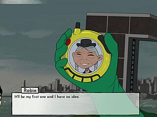 hey, watch me cum all over blackfire in this hentai game?