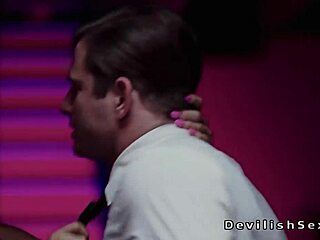 Dude Sensually Bangs Sexy Blonde Babe In Black Stockings