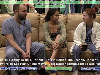 Doctor Tampa walks in on fully naked Angel Santana to give a second opinion at Doctor Stacy Shepard's request.