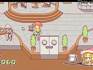 futanari hentai game ep 3 flashes boobs for extra cumshot fun