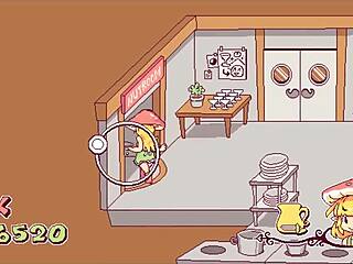 futanari hentai game ep 3 flashes boobs for extra cumshot fun