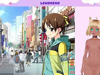 Vtuber Lewdneko Plays Go Go Nippon and Masturbates with Toys to Orgasm Part 4