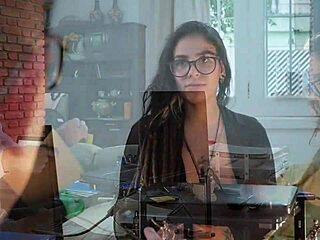 brazilian teen begs for cum facial to keep job