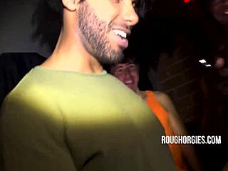 I love this gay foursome with monster cocks and oiled asses