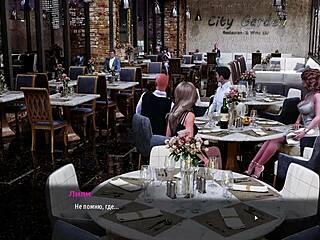 In fashion business ep 3, they CUM together in MMF group sex