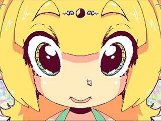 futanari hentai game ep 3 flashes boobs for extra cumshot fun