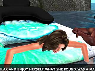 hey, wanna see a saucy aussie take on a monster black cock at the beach?