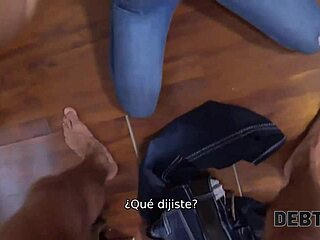 Adorable Debtor Sucks Big Cock For Debt