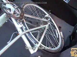 Amateur Babe Jenny Dark Sucks While Driving Hitchhiker POV