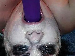 Ms. TL's Throat Messy with Toys and Dildo!