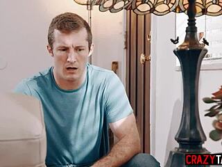 Sexy milf nanny Riley Jacobs with big ass got stuck and drilled