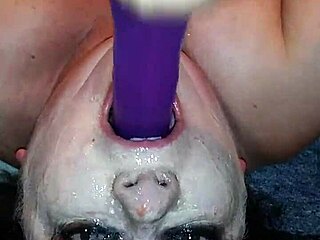 Ms. TL's Throat Messy with Toys and Dildo!
