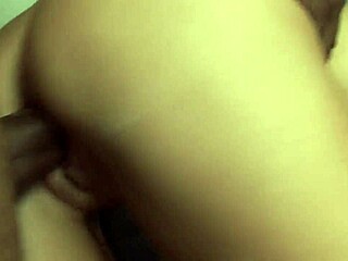 White stepmom Tabitha James loves sucking monster black cock in bent over position with small tits!