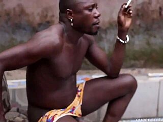 I'm the husband, my wife is sucking my big dik but she makes a mistake and gags.