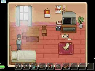 Intensely fucking redhead slut in hentai game village rhapsody part 9 final scene with big ass cosplay