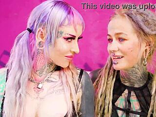 Skinny goth Anuskatzz enjoys big cock and rough sex