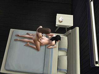 i meet my new futa roomate in sims 4 dorm part 4