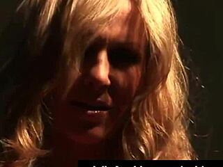 Stunning Cougar Julia Ann Fingers in Sexy Stockings. Wow, What a Sight!