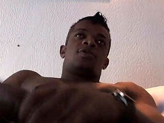 Spanish Friend Shows Off His Massive Black Cock