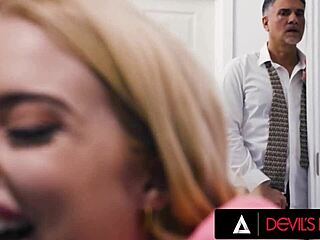 Cute Blonde Chloe Cherry Gets Ass Fucked by Stepdad