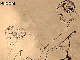 Feeling the Passion in Vintage Erotic Drawings