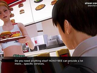 petite teen flaunts ass and tits in interview