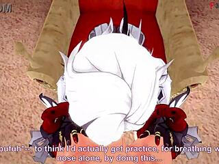 Arlecchino Performs Footwork And Blowjob In Genshin Impact POV