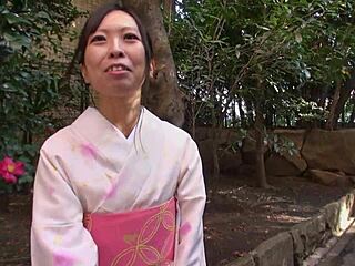 Sticky sex with yukata mature woman, Tanaka Nozomi 😍