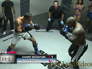 damn, hot brunette isis love bangs hard with battle bang winner!