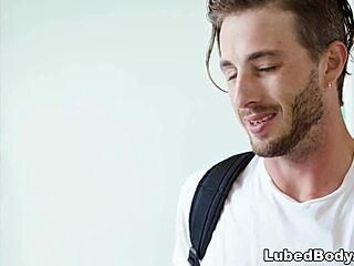 Delivery Boy's Lucky Day With Nuru Masseuse