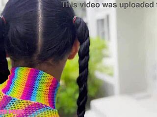 skinny colombian girl violeta grey sucks lollipops while worshipping her feet and getting roughly fucked with dirty talk