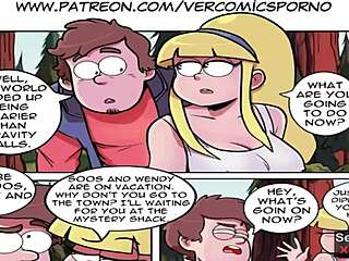 Outdoor gangbang in the woods for Gravity Falls fans