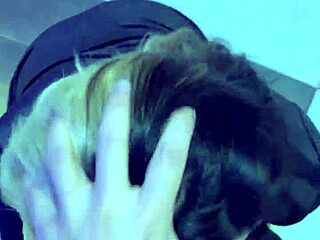 Tattooed prostitute sucks natural tits in horny Mexican blowjob