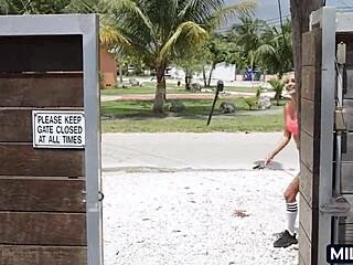 Blonde Athletic Cougar Wife Cheats