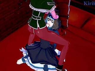 garie tymon and maria cadenzavna eve and micha jawkon in symphogear hentai story