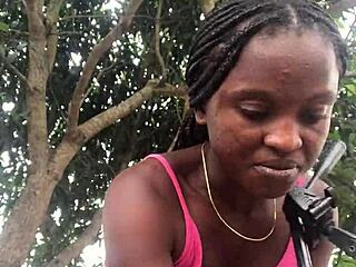 Crazy Bitch Unboxes Package in Front of Strangers