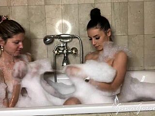 Nelly Kent and Gina Gerson Fuck in Bathroom.