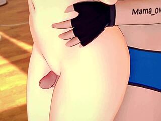 Gwen Stacy運動濕身後超想激烈變態性愛