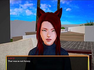 My new family 312, with the brunette and redhead's small tits, it's so exciting!